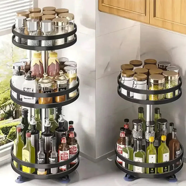 SpinChef™ – Organizador Giratorio para Cocina de 3 Niveles